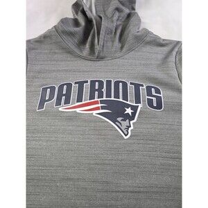 NWT NFL Team Apparel Grey Hoodie Youth Large 12/14 New England Patriots‎